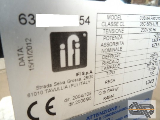 Plaque signalitique - IFI - CUBIKA PAS 2100