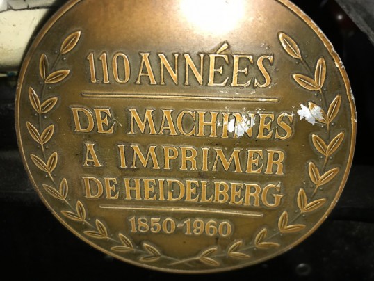 110 Années de Machines à imprimer de Heidelberg 1850-1960