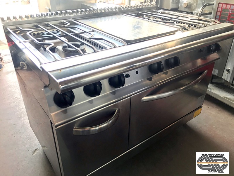 Petit Piano De Restaurant En Inox 1m20 Metro 750r 4fx Pcf Occasion Vendu