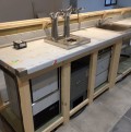 Espace bar intégré dans bâti - Restaurant : Installation en équipement neuf