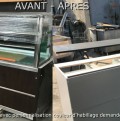 Vitrine de boulanger d'occasion rénovée