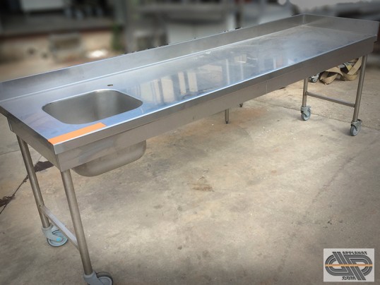 Table Du Chef Inox 2600 Monte Sur Roues Occasion Vendu
