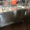 Meuble inox modifié en stand cuisson frites et fritures mobile 