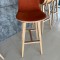 Lot de 12 chaises de bar ALKI en chêne massif
