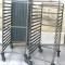 Chariot double gastro inox 15 niveaux  glissière GN 2/1