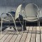 Fauteuils design métalliques pour extérieur EMU collection RONDA | Lot complet de 22 unités