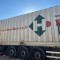 Semi-remorque Fruehauf + conteneur maritime 40 pieds