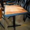 Lot 11 tables CHR - PLYMOLD - plateau rectangulaire beige & bordure noire