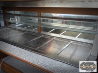 Buffet chaud Bain Marie 6xGN1/1 - ENOFRIGO TANGO WALL