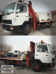Camion MERCEDES 1317/49 - Grue + Plateau coulissant & treuil