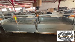Ligne 5m10 Criocabin Extra : vitrine froid ventilé  + meuble caisse PMR