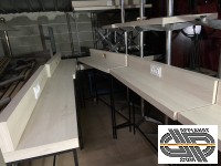 Lot de 5 consoles murales 1m20