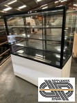 Vitrine réfrigérée 4 faces vitrées - basse 1m20 x 0m60 x h 1m40  - SAYL INTEGRA