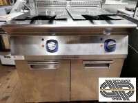 Friteuse électrique professionnelle sur coffre | 2 x 12 litres | Electrolux