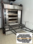 Four à soles électrique Zucchelli Forni – ( Surf. cuisson : ± 4 m2 ) + enfourneur intégré