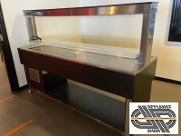 Buffet froid professionnel 2m15 - 6 bacs GN1/1 | AFINOX gamme TRADITION