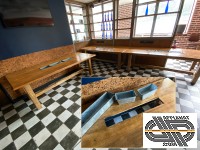 Table de ferme 8-12 personnes (avec découpe centrale)