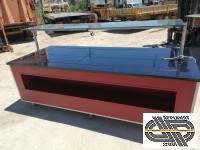 Buffet îlot central de cafétéria 2m40 x 1m00 