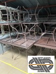 Lot mobilier (70 - 120 couverts) | 26 Tables fer forgé style provençal 