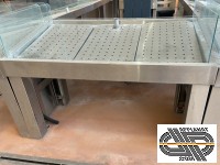 Petit présentoir inox | Etal modulaire poissonnerie 1m35