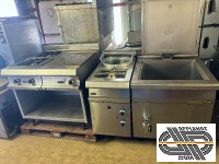 Ensemble cuisson CAPIC avec marmites alu 30L. & 170L.  chauffe directe