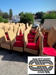 Liquidation lot 72 chaises en rotin de bananier