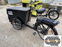 Triporteur électrique Babboe-E | Vélo cargo Noir Amsterdam Air