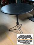 Lot de 7 Guéridons noirs élégants pour CHR | Diamètre 67 cm