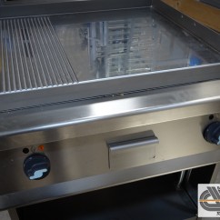 Plaque de cuisson électrique, Fry top chrome - SILKO - EBE94GMC 