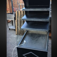 Vitrine murale chaude « Rôtisserie » libre service -DOREGRILL V80 LS 4 niveaux