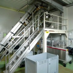 Ligne de conditionnement pour olives