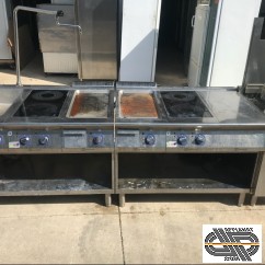 Ensemble cuisson électrique Electrolux gamme 900 sur coffre ouvert