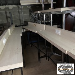 Lot de 5 consoles murales 1m20