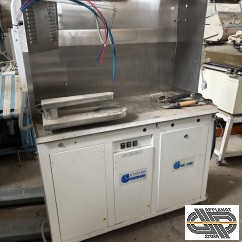 Cabine de détachage avec hotte et double bras inox – Ghidini Eco Cab