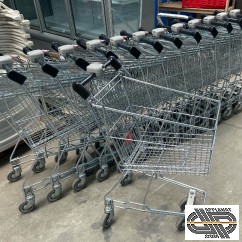 Lot 14 chariots de supermarché 60 litres | marque CADDIE