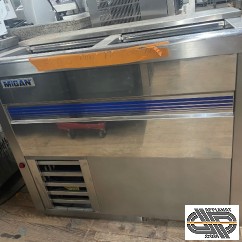 Refroidisseur horizontal pour bouteilles & canettes MIGAN à 2 portillons coulissants