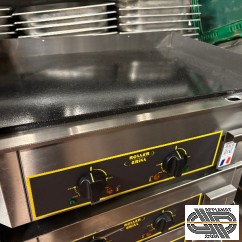 Plaque à snacker plaque acier émaillé 60 cm – Roller Grill  (TRI/380-415V)