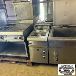 Ensemble cuisson CAPIC avec marmites alu 30L. & 170L.  chauffe directe