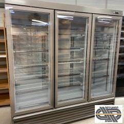 Vitrine murale Froid ventilé négatif 3 portes vitrées | EPTA par IARP | MULTIFREEZ 3D BT