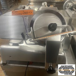 Trancheur Ø350 à pignon idéal boucherie/cuisine professionnelle
