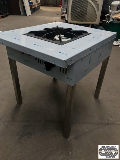 Rechaud gaz mammouth professionnel occasion sur support inox