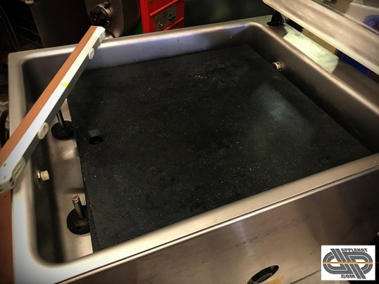 interieur de machine pour sacs sous vide avec barre de soudure amovible sans outil