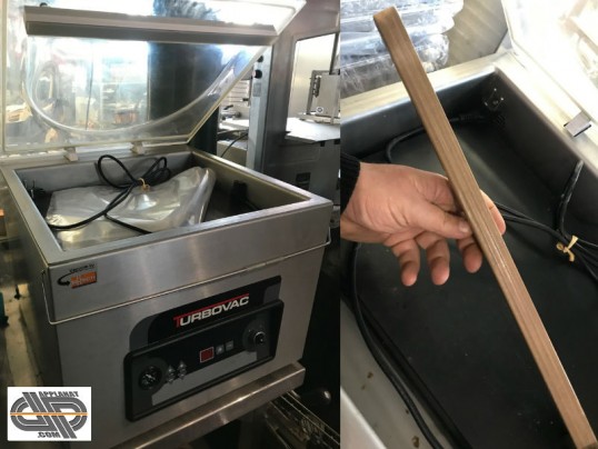 Machine sous vide tabletop à cloche TURBOVAC 180 ST ECO