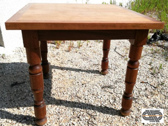  lot table bois massif occasion