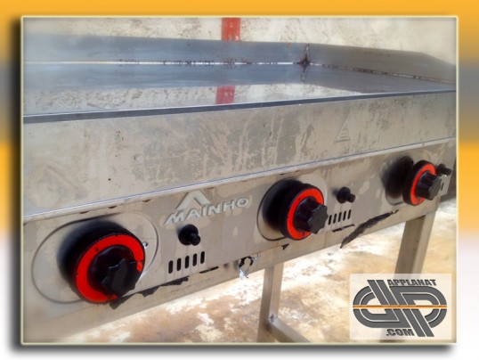 PLANCHA CHROME DUR - MAINHO GAZ  80CM 