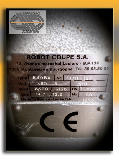 Cutter Robot Coupe R40Ba