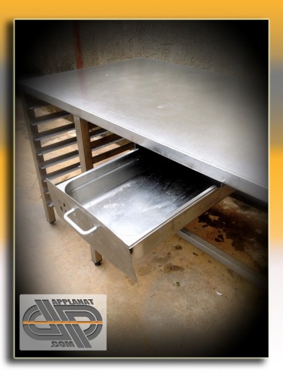 Table inox patisserie 1500x800