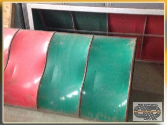 stores corbeilles Rouge-Vert