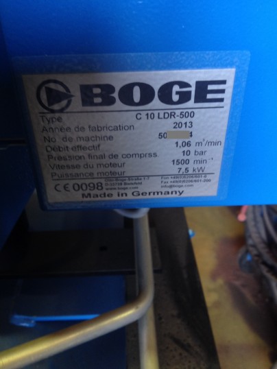Compresseur - BOGE – Série C – C10 LDR