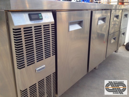 meuble inox réfrigéré 2M20